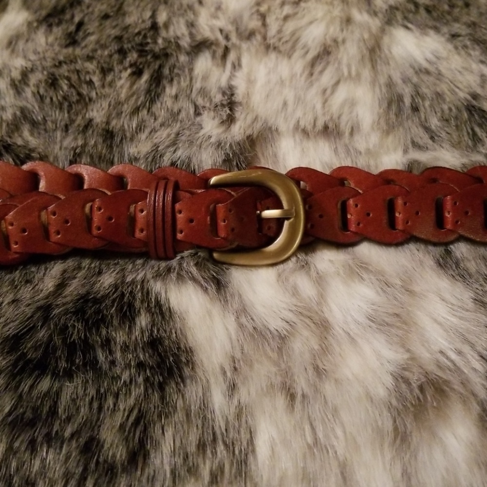 Brown Interlocking Belt